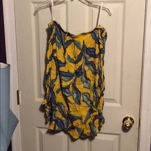 Forever21 palm print dress